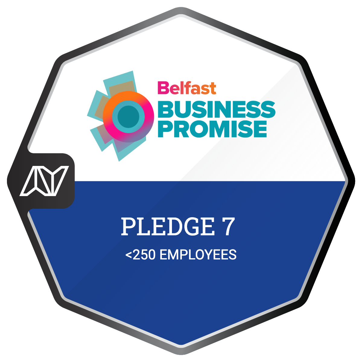 Belfast Business Promise - Pledge 7 badge