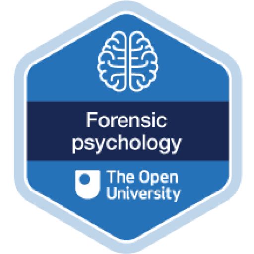 Forensic psychology badge, The Open University
